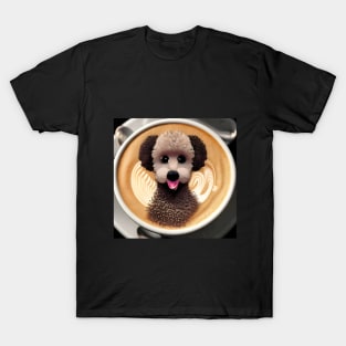 art coffee with dog T-Shirt